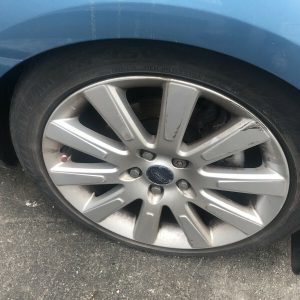 FORD 5 STUD 10 SPOKE ALLOY WHEEL WILL FIT ALL 5 STUD FORD WITH TYRE 205-50-17