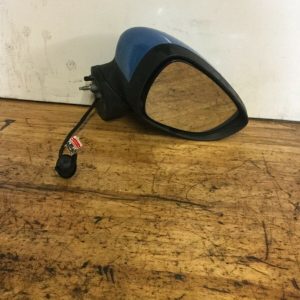 FORD FIESTA MK7 NONE POWER FOLD O/S DRIVERS WING MIRROR IN BLUE