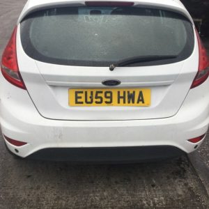 FORD FIESTA MK7 REAR BUMPER IN WHITE FREE UK DELIVERY