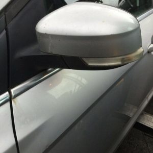 FORD FOCUS MK3 2012 N/S PASSENGER ECTRIC POWER FOLD WING MIRROR IN SILVER