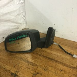 FORD MONDEO MK4 2009 N/S PASSENGER ELECTRIC WING MIRROR IN GREEN/BRONZE