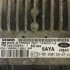 FORD FIESTA 1.4 ECU - 3S61 12A650 LA FREE UK DELIVERY