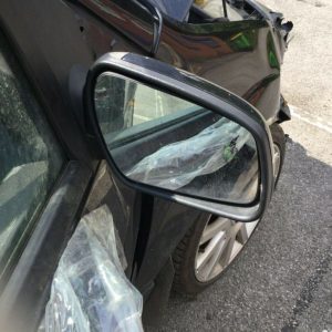 FORD FIESTA MK6.5 2008 O/S DRIVERS WING MIRROR IN BLACK