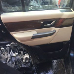 RANGE ROVER SPORT 2007 PASSENGER REAR N/S DOOR CARD IN CREAM LEATHER