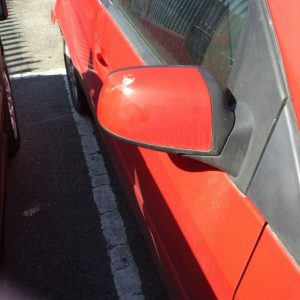 FORD FIESTA MK6.5 2008 O/S DRIVERS ELECTRIC WING MIRROR IN RED