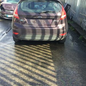 FORD FIESTA 2011 MK7 COMPLETE REAR BUMPER IN MUAVE PURPLE