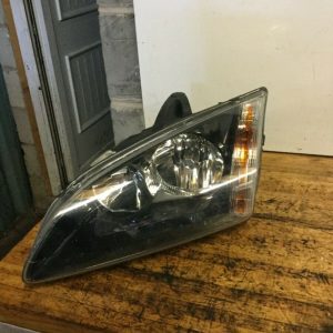 FORD FOCUS MK2 2007 N/S PASSENGER HEAD LIGHT UNIT IN BLACK