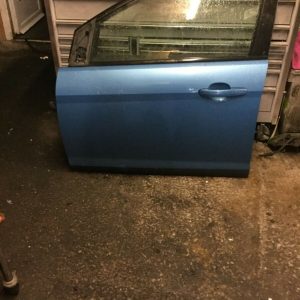 FORD FOCUS MK2,MK2.5 N/S/F COMPLETE PASSENGER FRONT DOOR IN BLUE METALLIC