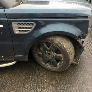 RANGE ROVER SPORT 2005 O/S DRIVERS WING IN GREEN