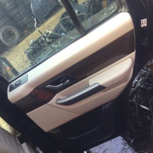 RANGE ROVER SPORT 2007 O/S DRIVERS REAR DOOR CARD IN CREAM LEATHER