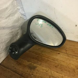FIAT PUNTO 2009 O/S DRIVERS ELECTRIC WING MIRROR IN SILVER