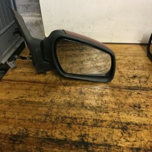 FORD FOCUS MK2 2005 O/S DRIVERS ELECTRIC WING MIRROR IN RED