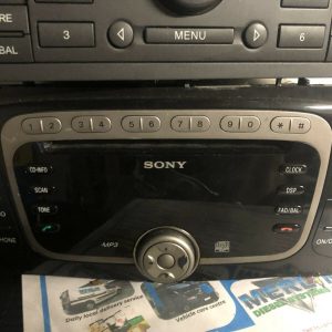 FORD SONY CD PLAYER AS PICTURED WILL FIT FOCUS MONDEO SMAX GALAXY