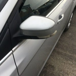 FORD FOCUS 2013 MK3 N/S PASSENGER WING MIRROR IN SILVER